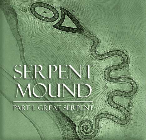 Serpent Mound topographical map