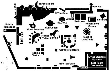Coral Castle map