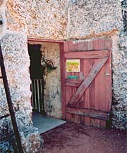 The 'Magic Door' to Ed's workshop