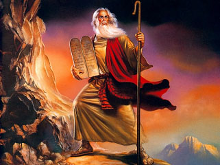 Moses, by Boris Vallejo
